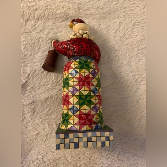 Jim Shore 2008 Holiday Bright Santa w/ Lantern 4010846 - Picture 2 of 5